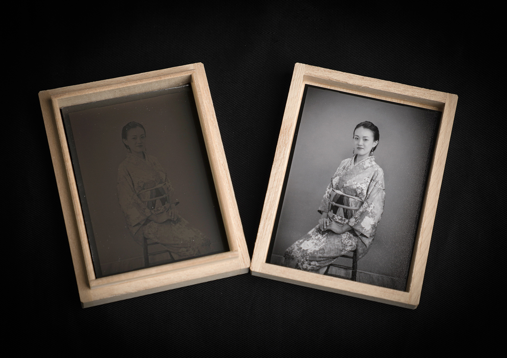 AI技術で簡単に合成写真が出来る時代 150年前の写真「ガラス乾板」で